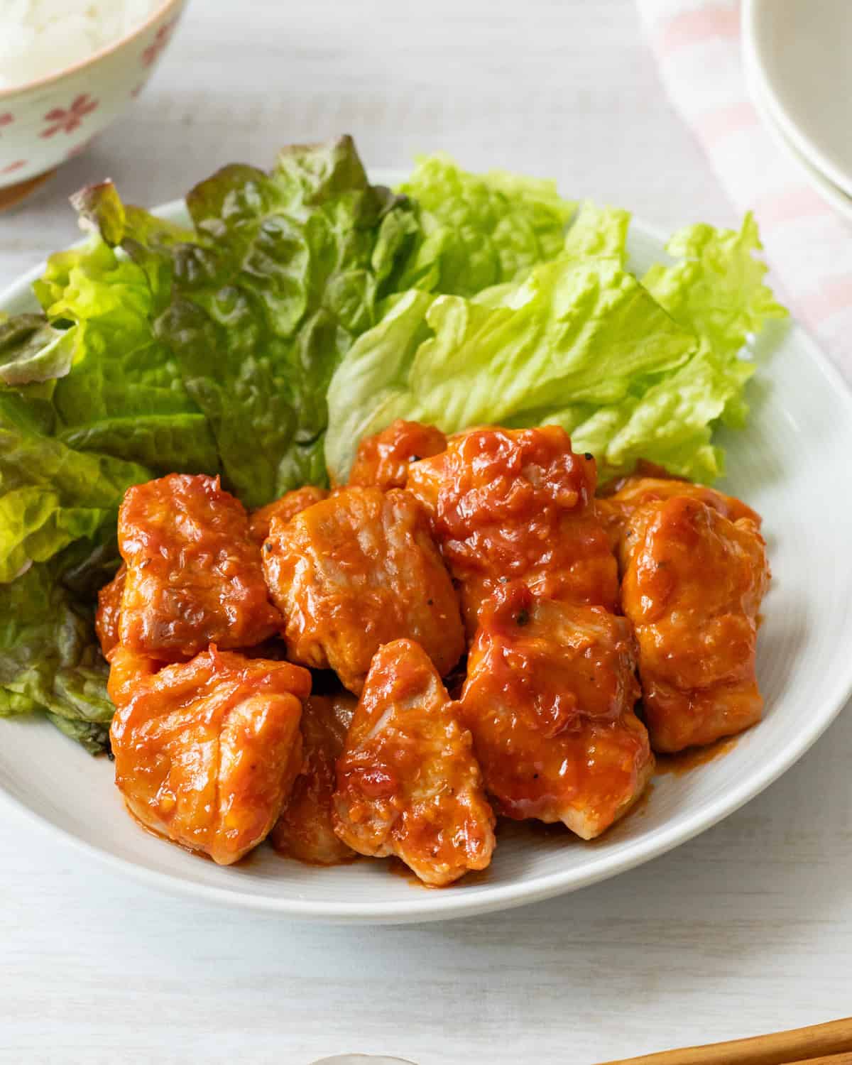 Japanese-Style Ketchup Chicken