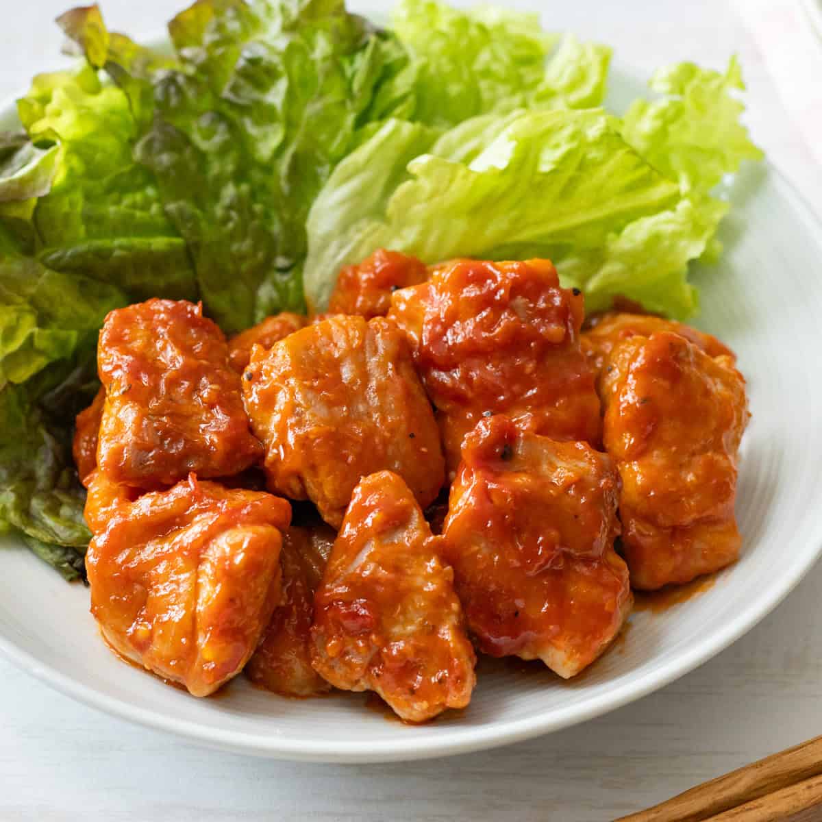 Japanese-Style Ketchup Chicken