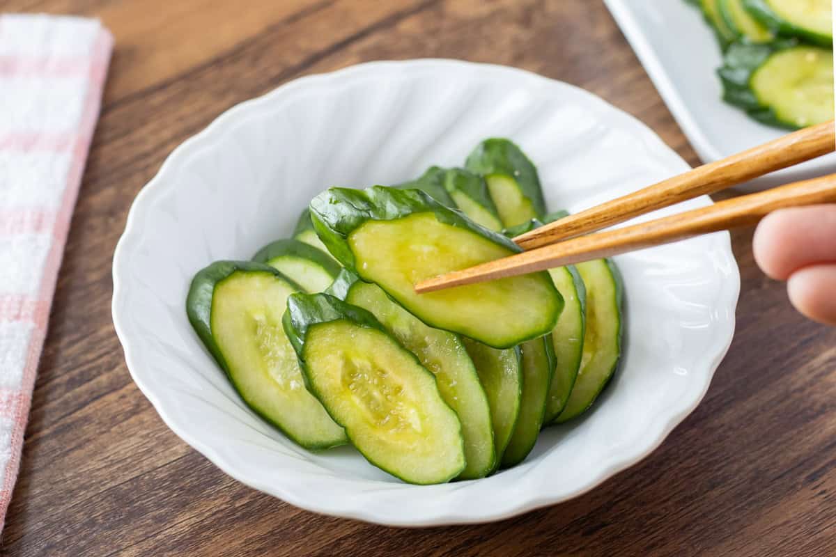 Cucumber Misozuke (Japanese miso pickles)