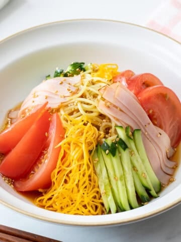 Hiyashi Chuka (Cold ramen salad)