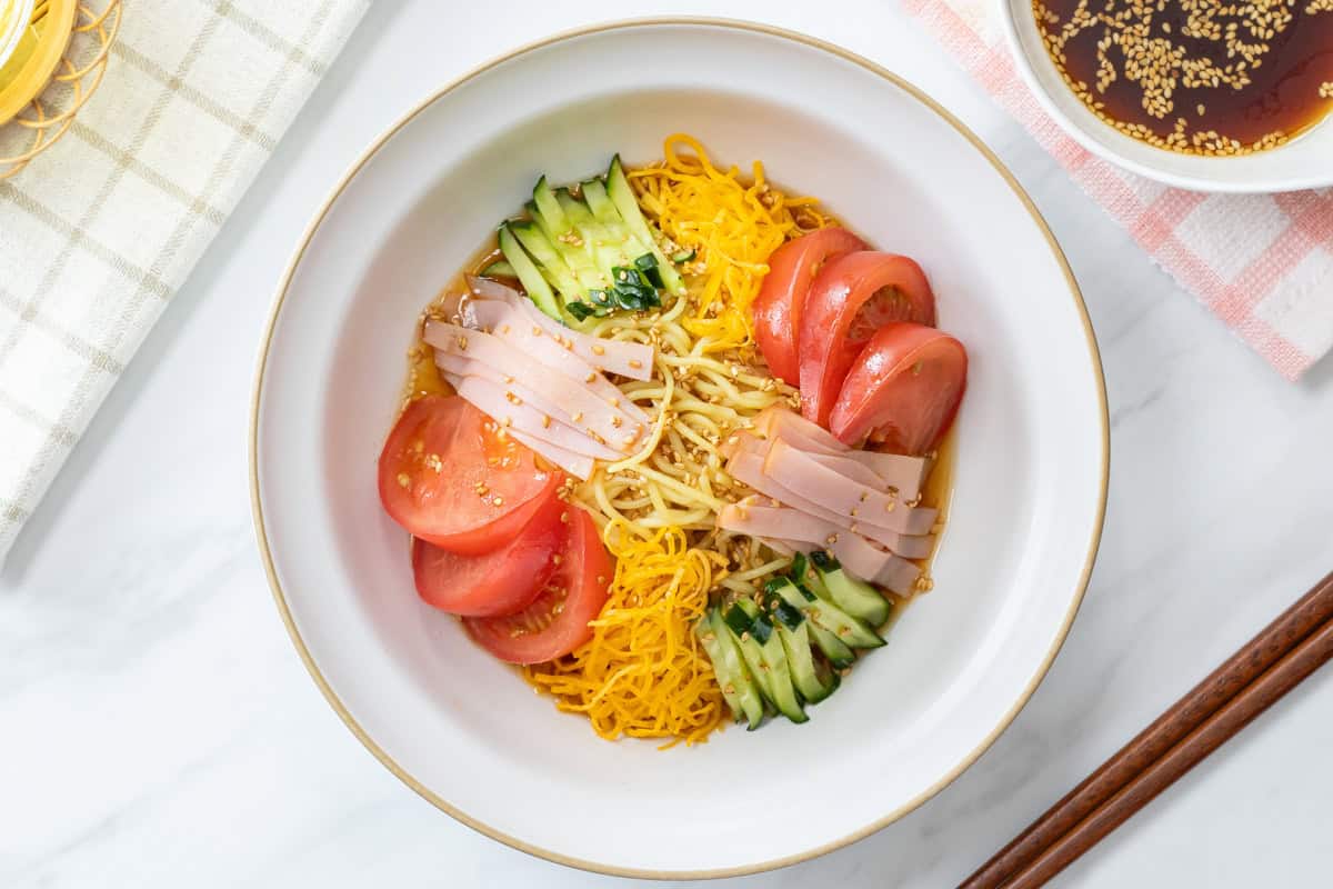 Hiyashi Chuka (Cold ramen salad)