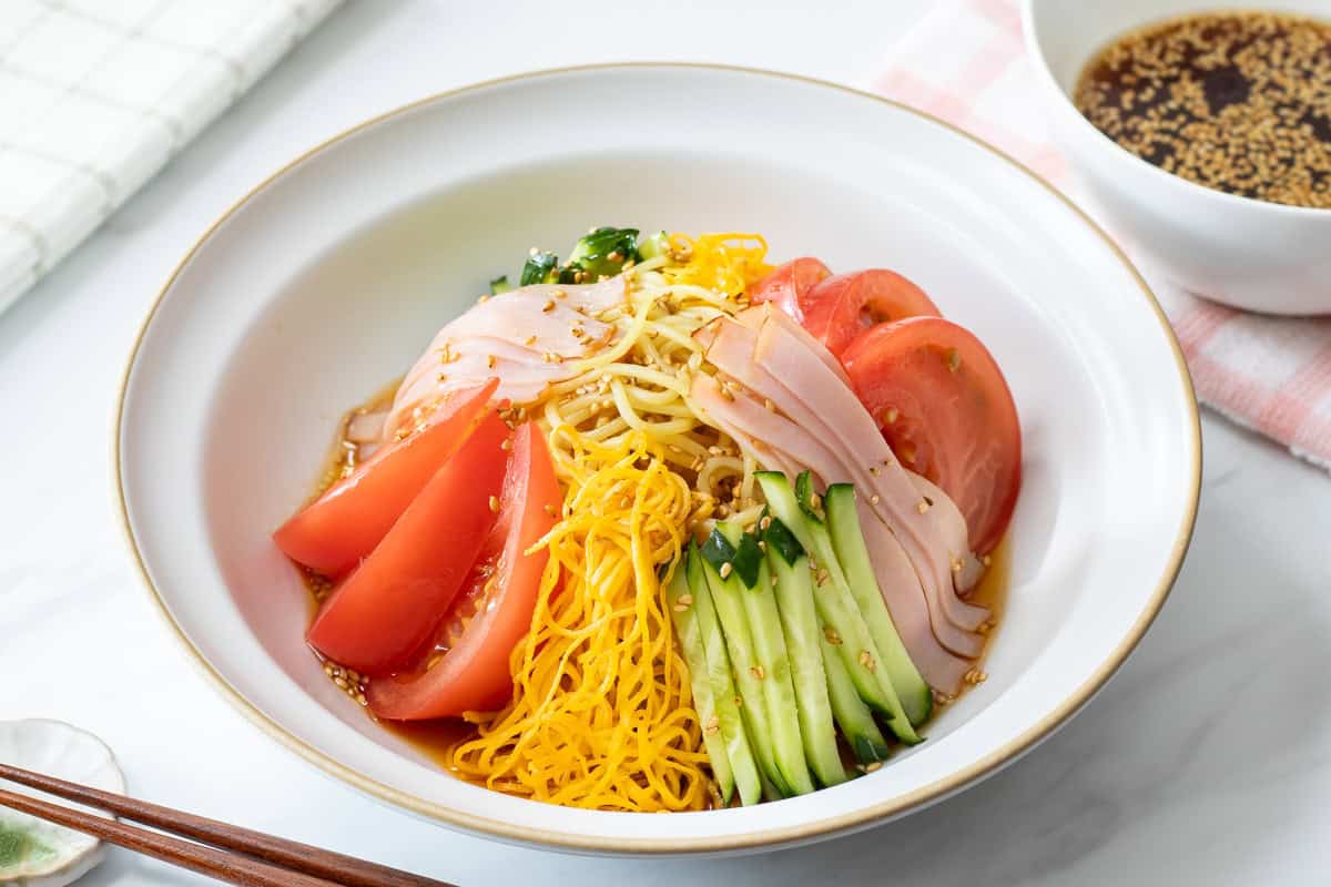 Hiyashi Chuka (Cold ramen salad)