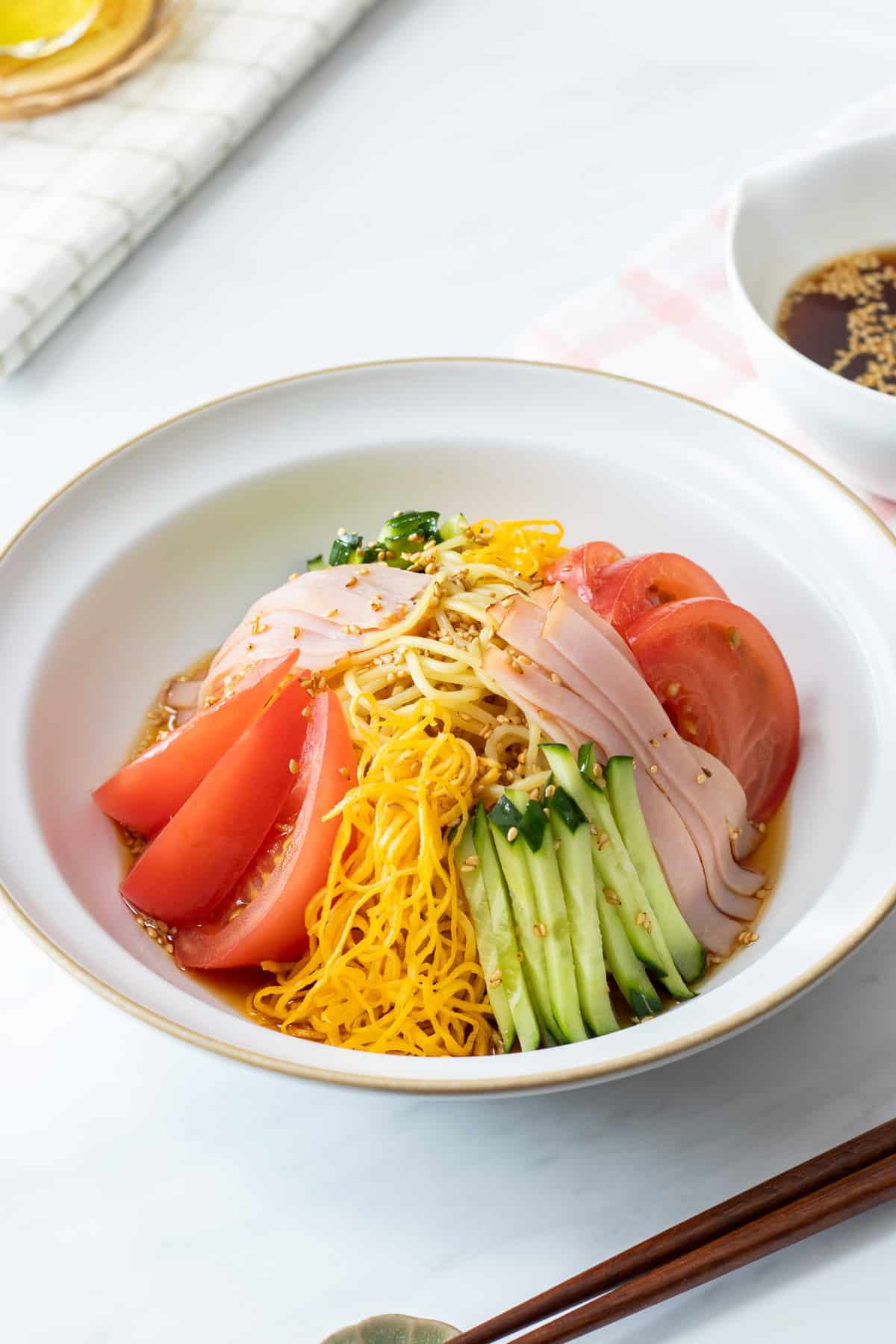 Hiyashi Chuka (Cold ramen salad)
