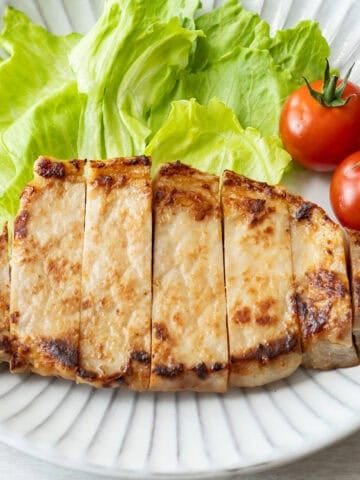 Pork Misoyaki (Miso-marinated grilled pork)