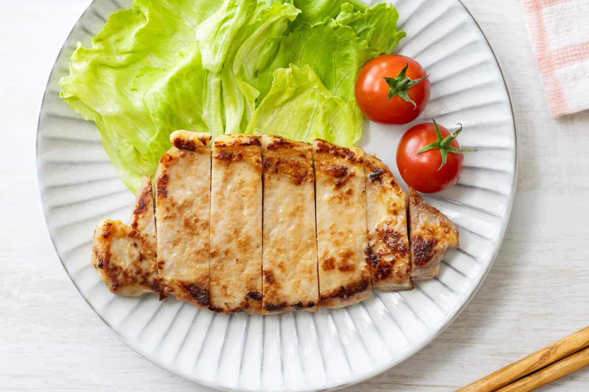 Pork Misoyaki (Miso-marinated pork)