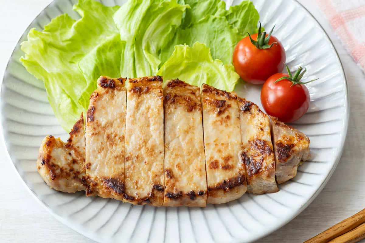 Pork Misoyaki (Miso-marinated pork)