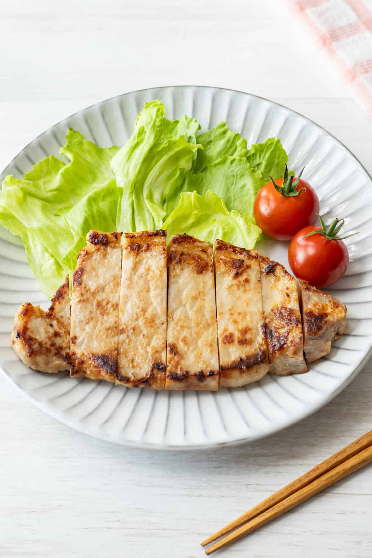 Pork Misoyaki (Miso-marinated pork)