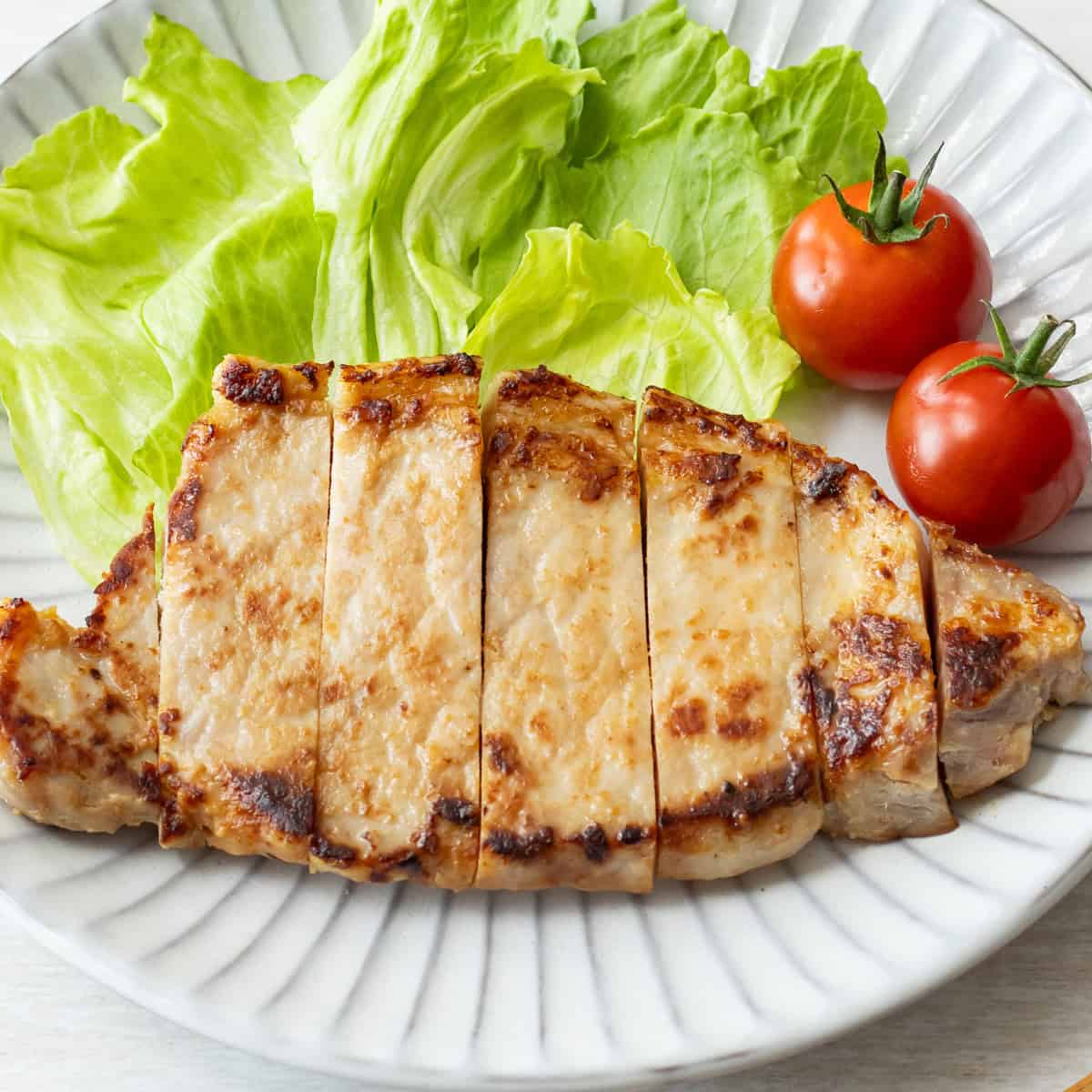 Pork Misoyaki (Miso-marinated grilled pork)