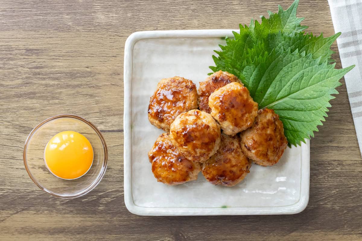Tsukune (Japanese chicken meatballs)