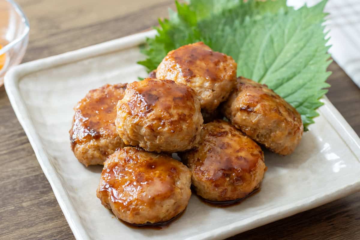 Tsukune (Japanese chicken meatballs)