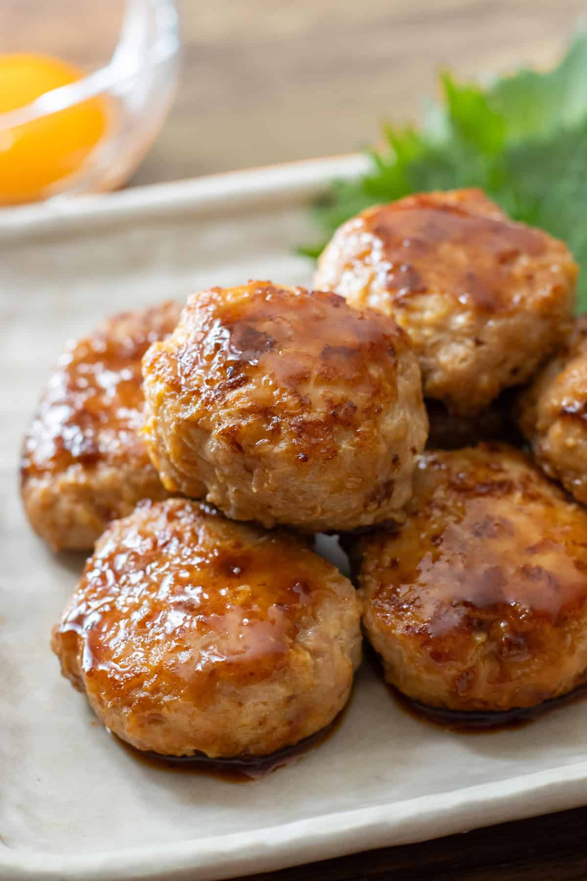 Tsukune (Japanese chicken meatballs)