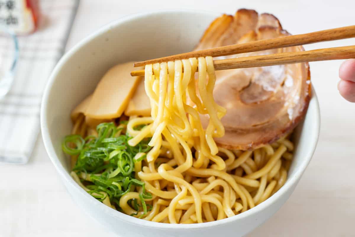 Abura Soba (Soupless ramen)