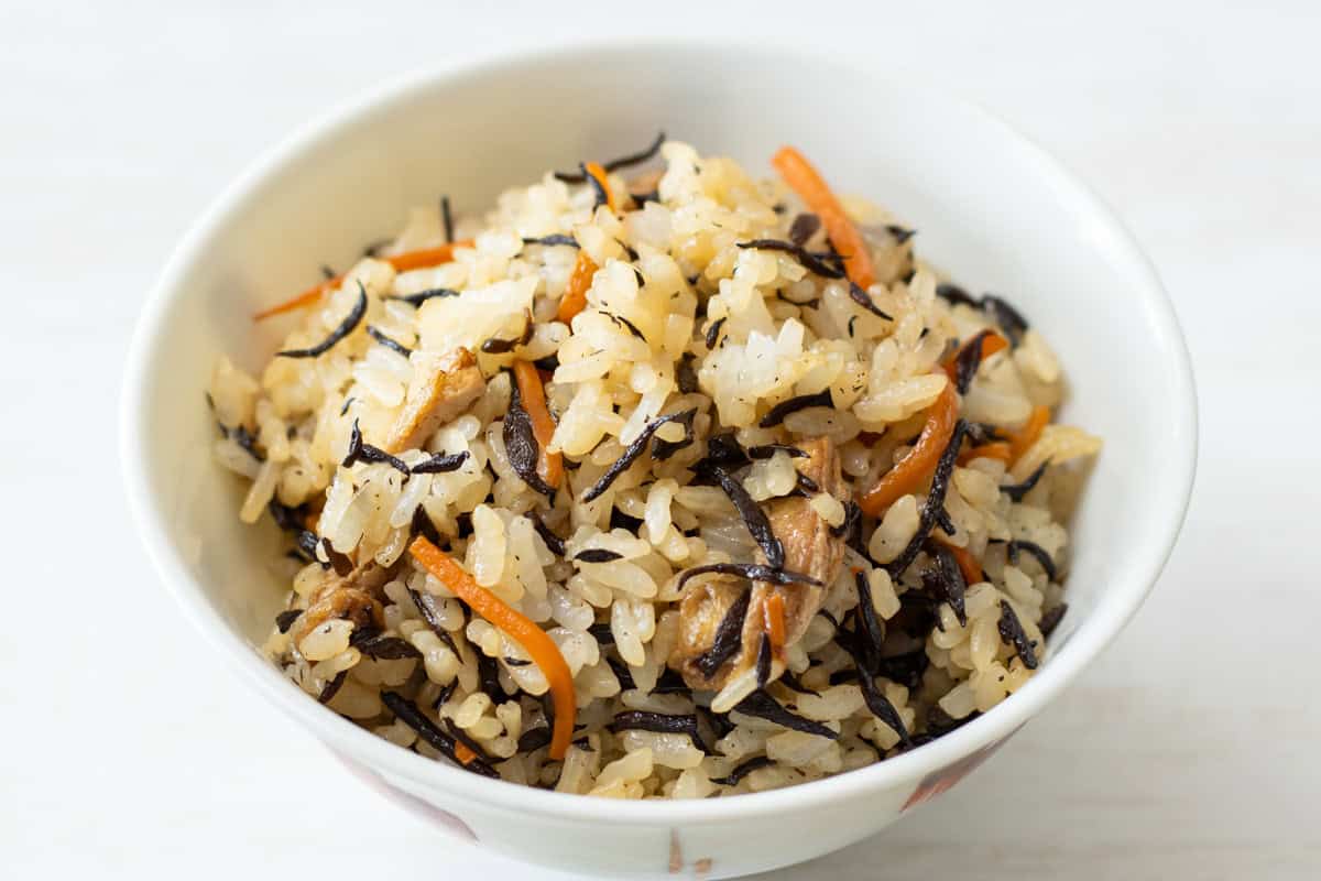 Hijiki Gohan (Hijiki seaweed rice)