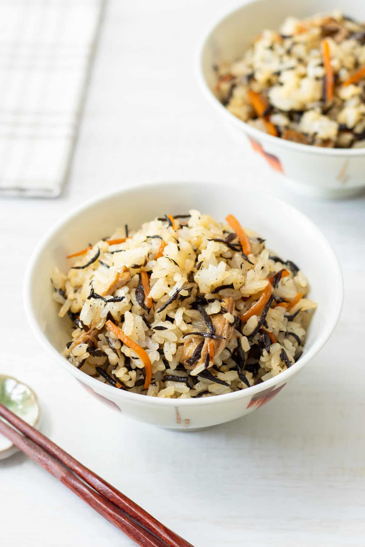 Hijiki Gohan (Hijiki seaweed rice)