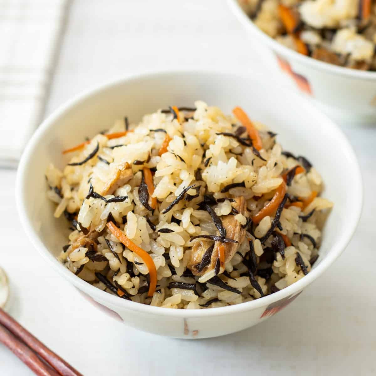 Hijiki Gohan (Hijiki seaweed rice)